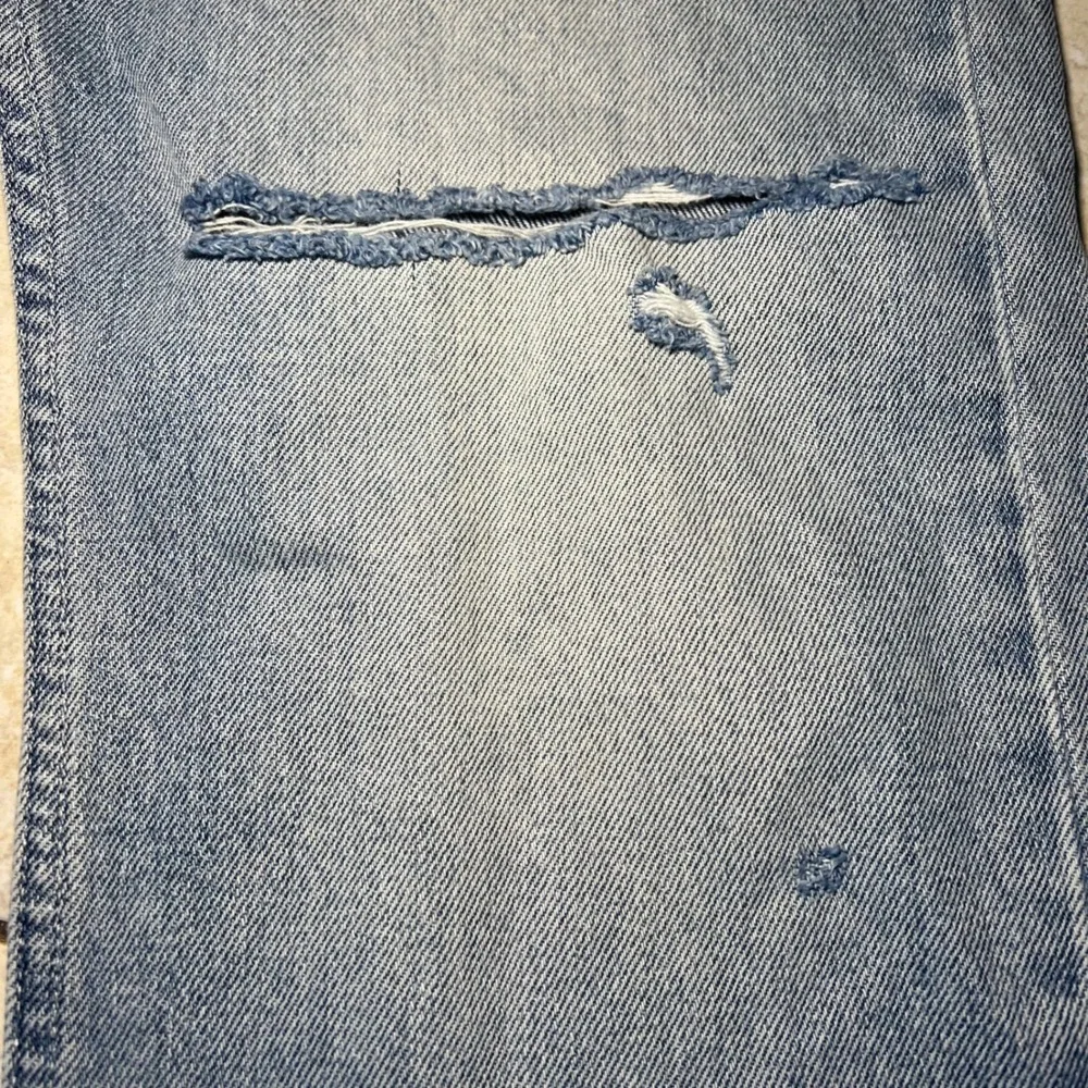 Levi's SilverTab Straight Leg Light Wash Distressed Jeans Mens 30x32 100% Cotton